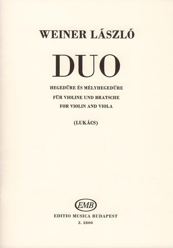 Duo for violin and viola